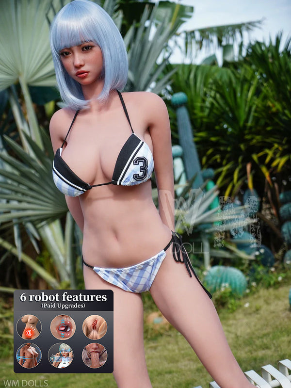 F5473- 175cm(5.8ft) -38kg SS168 D Cup Life Size Silicone Head S-TPE Sex Doll丨WM Doll