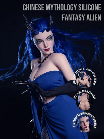 F5929- 164cm(5.4ft)/36kg D Cup S36# Chinese Mythology Silicone Fantasy Alien Sex Doll 丨Rosretty Doll