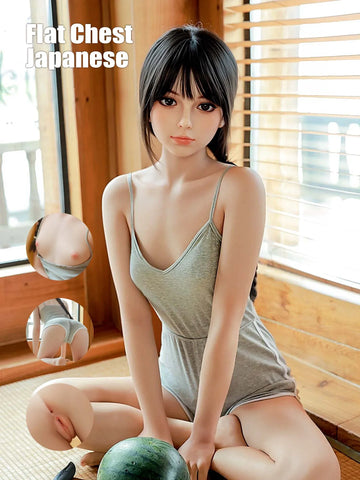 F6123-150cm/4ft9 27kg A Cup Small Breasted Sex Doll Flat Chest Japanese- SY Doll