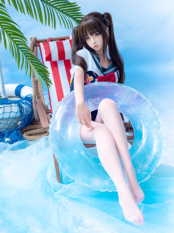 F7123-159cm(5.3ft)-31.5kg 2.2cf B Cup ROS Silicone Asian Adult Chinese flat chest Anime Sex Doll【ChunMoMo】｜Bezlya Doll