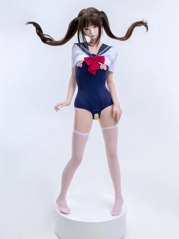 F7123-159cm(5.3ft)-31.5kg 2.2cf B Cup ROS Silicone Asian Adult Chinese flat chest Anime Sex Doll【ChunMoMo】｜Bezlya Doll