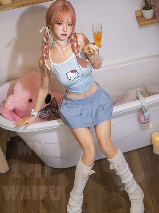 F7041—150cm/4ft9(27kg) B Cup Mia ROS Anime Silicone  Chinese Sex Doll Gel Breasts|MLW Doll