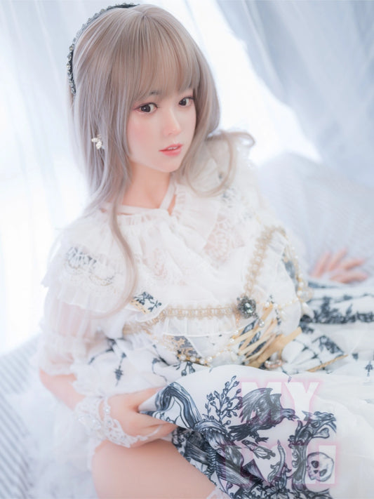 F7047—150cm/4ft9(27kg) D Cup  ROS Anime Silicone head TPE body Chinese Sex Doll Gel Breasts|MLW Doll