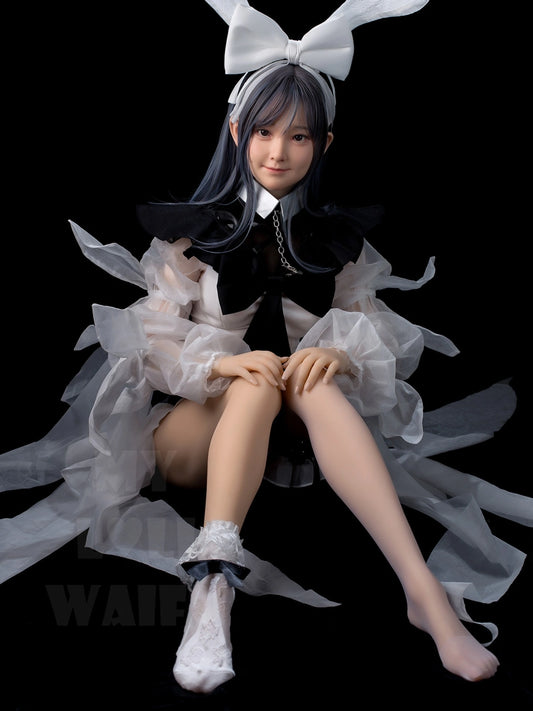 F7052—150cm/4ft9(27kg) D Cup  ROS Anime Silicone head TPE body Chinese Sex Doll Gel Breasts|MLW Doll