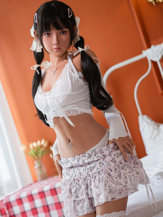F7055—150cm/4ft9(27kg) B Cup Hatsuka ROS Anime Silicone  Chinese Sex Doll Gel Breasts|MLW Doll