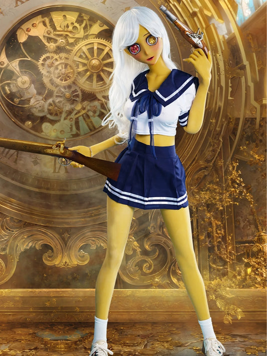 F7068-160cm/5ft2-32kg D Cup ELF Fantasy TPE Sexual Hentai Best Alien Sex Doll Head and body together｜Doll Castle