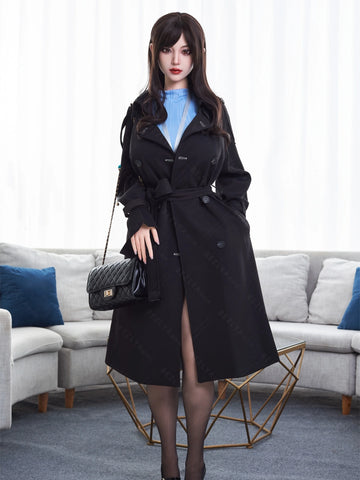 F7117-161cm(5.28ft)-32.8kg 2.2 I Cup Asian Real Silicone Japanese Office Lady Sex Doll – Professional Attire Love Doll｜Bezlya Doll