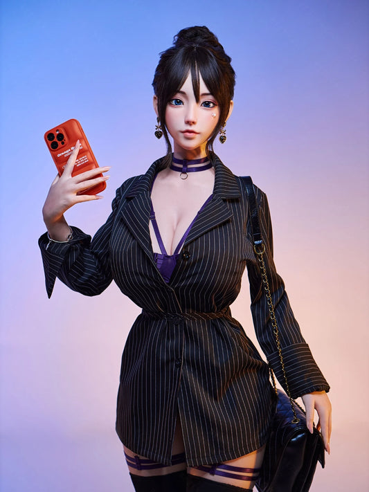F7119-161cm(5.28ft)-32.8kg 2.2 I Cup Asian Real Silicone Japanese Office Lady Sex Doll｜Bezlya Doll