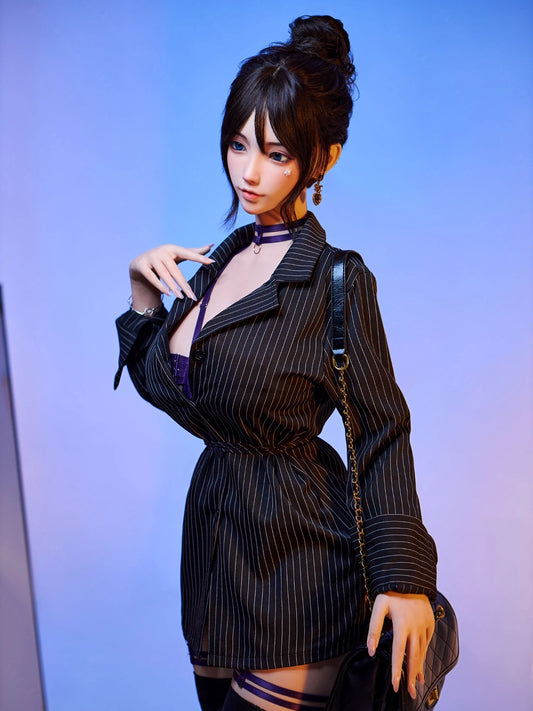 F7119-161cm(5.28ft)-32.8kg 2.2 I Cup Asian Real Silicone Japanese Office Lady Sex Doll｜AITIA Doll