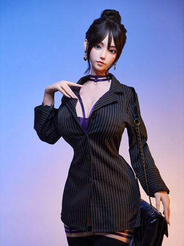 F7119-161cm(5.28ft)-32.8kg 2.2 I Cup Asian Real Silicone Japanese Office Lady Sex Doll｜Bezlya Doll