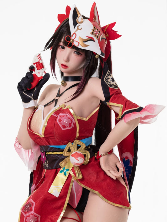F7121-155Mcm(5.1ft)-38kg 2.2cf E Cup Silicone Japanese Cosplay Sex Doll【ChunMoMo】｜Bezlya Doll