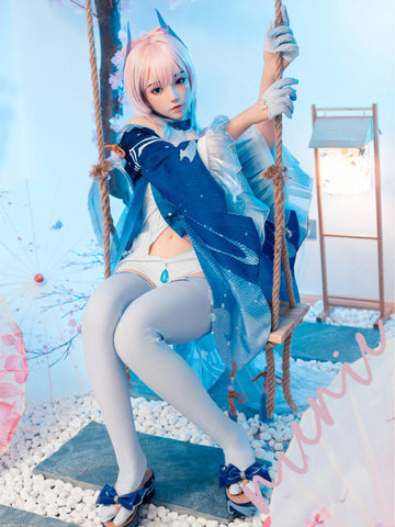 F7126-155Rcm(5.1ft)-37kg 2.0 A Cup Robot Silicone Head Adult Asian Chinese Sex Doll｜Bezlya Doll