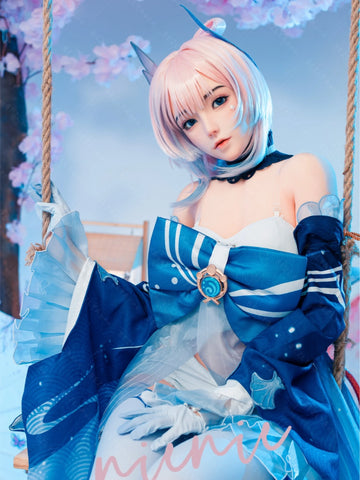 F7126-155Rcm(5.1ft)-37kg 2.0 A Cup Robot Silicone Head Adult Asian Chinese Sex Doll｜Bezlya Doll