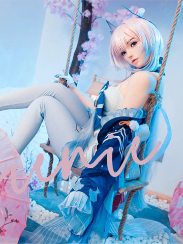 F7126-155Rcm(5.1ft)-37kg 2.0 A Cup Robot Silicone Head Adult Asian Chinese Sex Doll｜Bezlya Doll