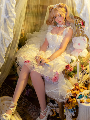 F7128-156cm(5.12ft)-29.7kg 2.1 B Cup Robot Silicone Head Adult Asian Sex Doll｜Bezlya Doll