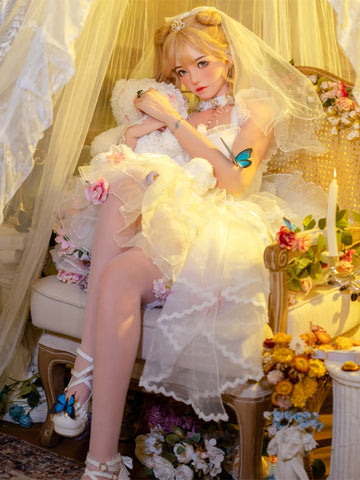 F7128-156cm(5.12ft)-29.7kg 2.1 B Cup Robot Silicone Head Adult Asian Sex Doll｜Bezlya Doll