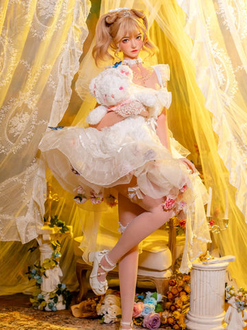 F7128-156cm(5.12ft)-29.7kg 2.1 B Cup Robot Silicone Head Adult Asian Sex Doll｜Bezlya Doll