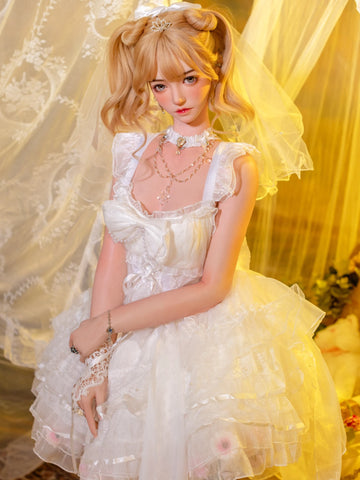 F7128-156cm(5.12ft)-29.7kg 2.1 B Cup Robot Silicone Head Adult Asian Sex Doll｜Bezlya Doll