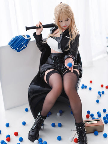 F7130-156cm(5.12ft)-29.7kg 2.1 B Cup Robot Silicone Head Adult Asian Sex Doll｜Bezlya Doll