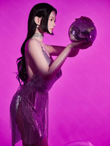 F7136-163cm(5.4ft)-37kg 2.2cf E Cup Mini Japanese Silicone Celebrity Anime Sex Doll Life Size｜Bezlya Doll