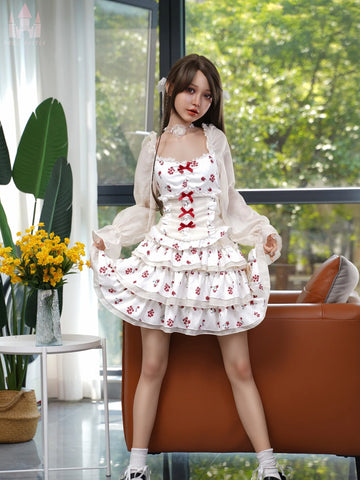 F7143-158cm/5ft2-27kg B Cup Silicon Sexual flat chest Asian Sex Doll｜Doll Castle