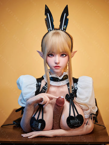 F7149-157cm(5.2ft)-36.2kg 2.2cf K Cup ROS Asian Chinese Silicone Sex Doll｜Bezlya Doll