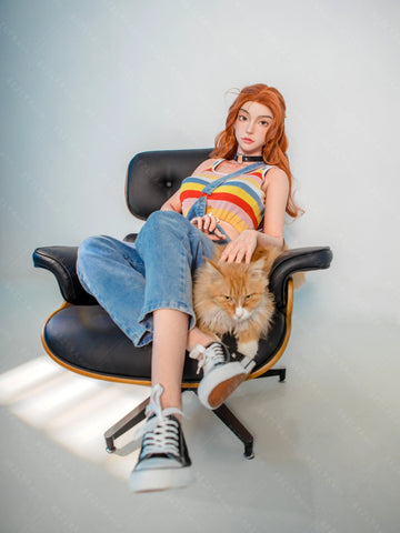 F7150-163cm(5.4ft)-35kg 2.1 B Cup Asian Real TPE body+silicon head small breast Chinese Sex Doll｜Bezlya Doll