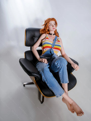 F7150-163cm(5.4ft)-35kg 2.1 B Cup Asian Real TPE body+silicon head small breast Chinese Sex Doll｜Bezlya Doll