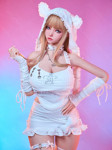 F7154-155Mcm(5.1ft)-38kg 2.2cf E Cup Mini ROS Silicone Asian Anime celebrity Sex Doll｜Bezlya Doll