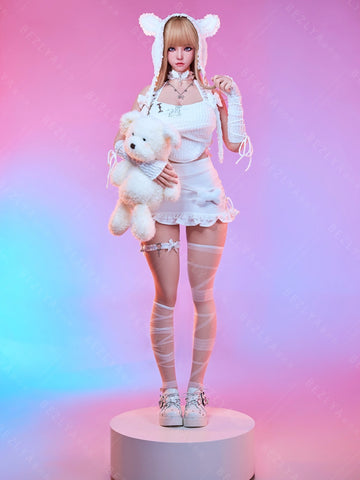 F7154-155Mcm(5.1ft)-38kg 2.2cf E Cup Mini ROS Silicone Asian Anime celebrity Sex Doll｜Bezlya Doll