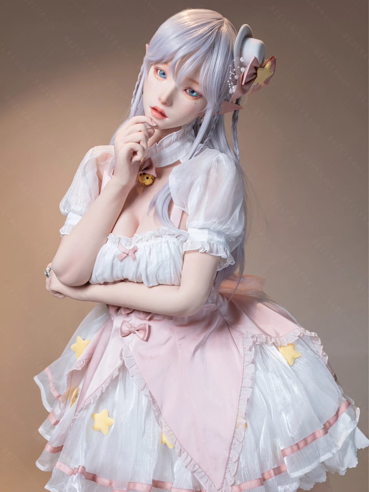 F7155-155Mcm(5.1ft)-38kg 2.2cf E Cup Mini ROS Silicone Asian Anime celebrity Sex Doll｜Bezlya Doll