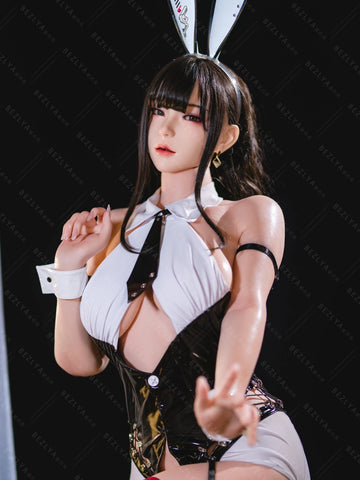 F7158-162cm(5.4ft)-39.5kg 2.2u B Cup Asian Real ROS Silicone flat chest Chinese Sex Doll｜Bezlya Doll