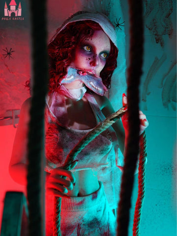 F7162-156cm/5ft1-29kg D Cup ELF Fantasy silicon Sexual non removable head Hentai Alien Sex Doll｜Doll Castle