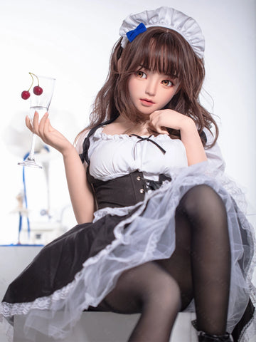 F7163-150cm(5.3ft)-34kg 2.1 A Cup Asian Real Silicone Japanese Sex Doll – Premium Love Doll for Ultimate Pleasure｜Bezlya Doll
