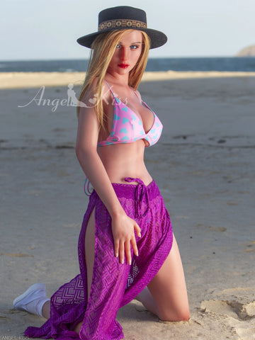 F7167-162cm/5ft3  C Cup Teen Thin Silicone Sex Doll |Angel Kiss Doll