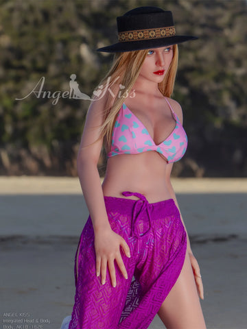 F7167-162cm/5ft3  C Cup Teen Thin Silicone Sex Doll |Angel Kiss Doll