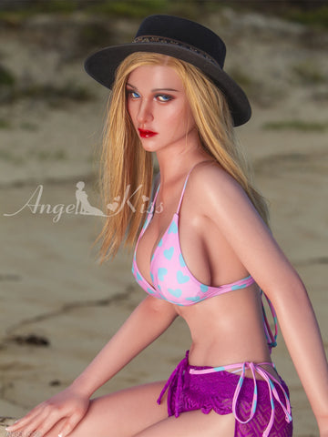 F7167-162cm/5ft3  C Cup Teen Thin Silicone Sex Doll |Angel Kiss Doll