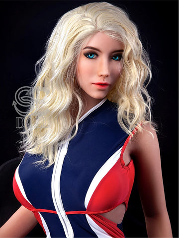 F842—167cm(5ft5)-42kg E Cup TPE Blonde Big Breasted Curvy European Beauty Sex Doll｜SE Doll