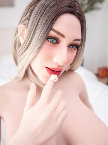F2297-159cm(5ft2) K Cup Siliconne Head Sex Doll - Ava Pro