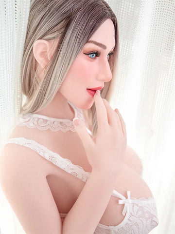 F2297-159cm(5ft2) K Cup Siliconne Head Sex Doll - Ava Pro