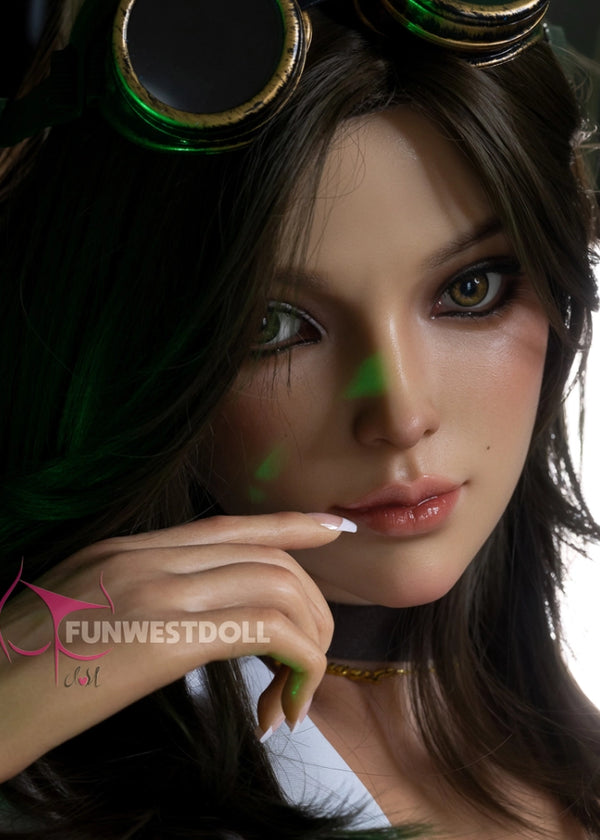 F8612-168cm(5.5ft)-42kg D Cup ROS Head Silicone Full Sex Doll ｜Fun West Doll