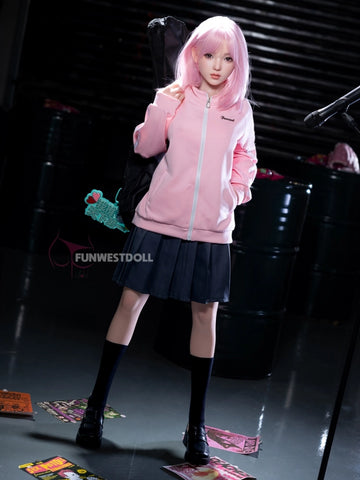 F2555-152cm(5ft) 26.5kg D Cup Youthful Look Realistic Silicone Sex Doll｜Fun West Doll