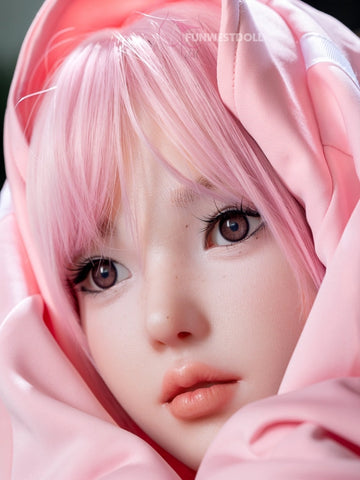 F2555-152cm(5ft) 26.5kg D Cup Youthful Look Realistic Silicone Sex Doll｜Fun West Doll