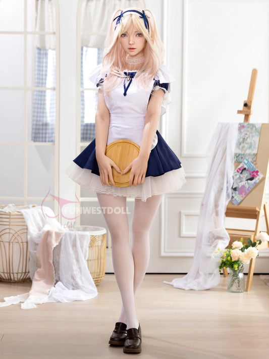 F2523-159cm(5.2ft)-37kg A Cup ROS Luxury-Grade Realistic Skin Texture Silicone Sex Doll  [IN STOCK USA]| Fun West Doll