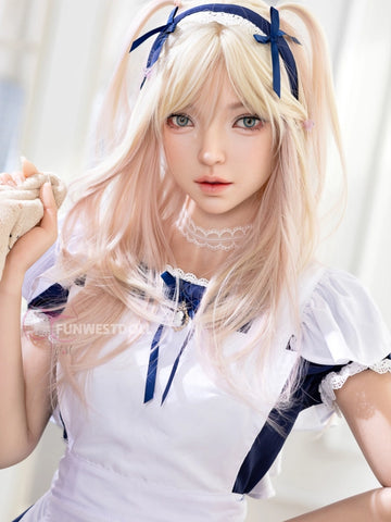 F2523-159cm(5.2ft)-37kg A Cup White Giselle Realistic Silicone Sex Doll | Fun West Doll
