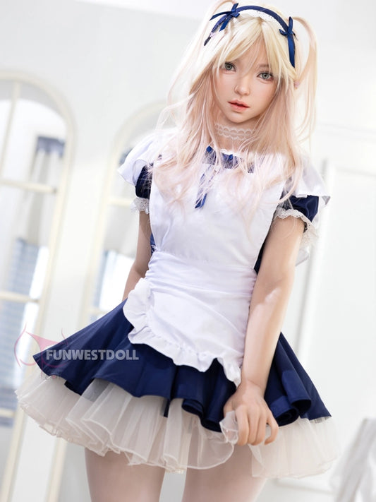 F2523-159cm(5.2ft)-37kg A Cup White Giselle Realistic Silicone Sex Doll | Fun West Doll