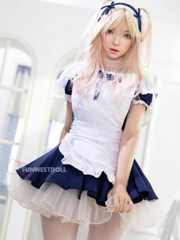 F2523-159cm(5.2ft)-37kg A Cup White Giselle Realistic Silicone Sex Doll | Fun West Doll