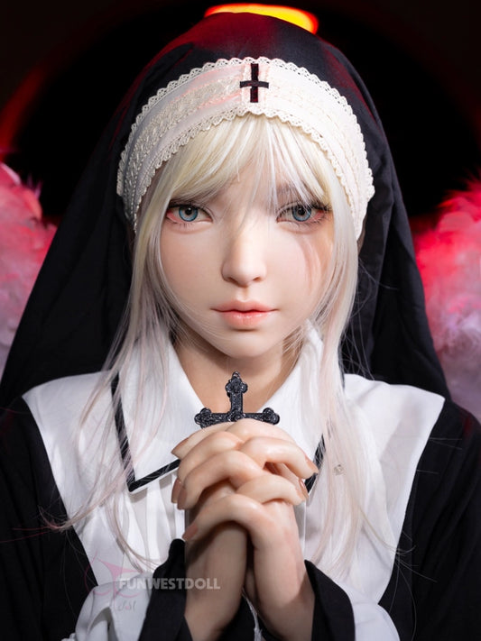 F2534-159cm(5.2ft)-34kg A Cup Halloween ROS Realistic Silicone Sex Doll | Fun West Doll