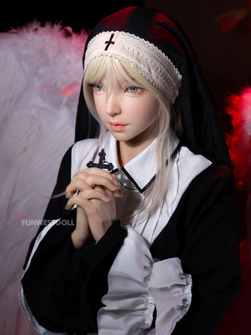 F2534-159cm(5.2ft)-37kg A Cup Halloween Realistic Silicone Sex Doll | Fun West Doll