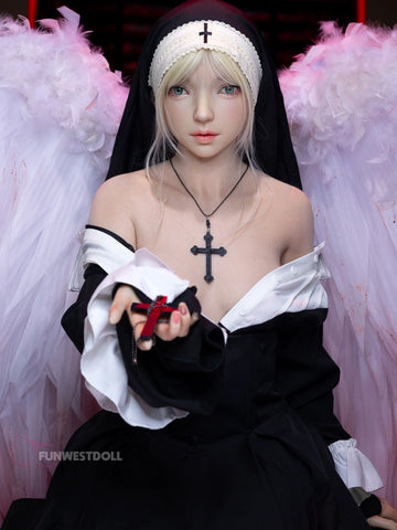 F2534-159cm(5.2ft)-37kg A Cup Halloween Realistic Silicone Sex Doll | Fun West Doll